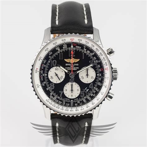 breitling black and white|Breitling black chrono.